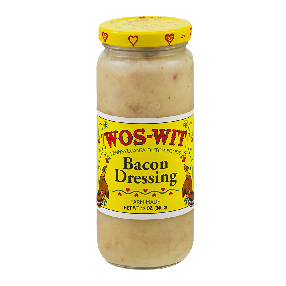 slide 1 of 1, Wos-Wit Wos Wit Bacon Dressing, 12 fl oz