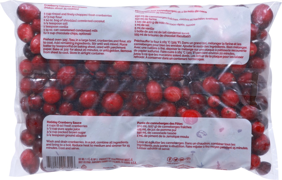 slide 5 of 9, Naturipe Farmed Fresh Cranberries 12 oz, 12 oz