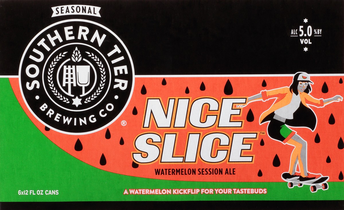 slide 6 of 11, Southern Tier Brewing Co. Seasonal Watermelon Session ALE Nice Slice Beer 6 ea, 6 ct; 12 oz