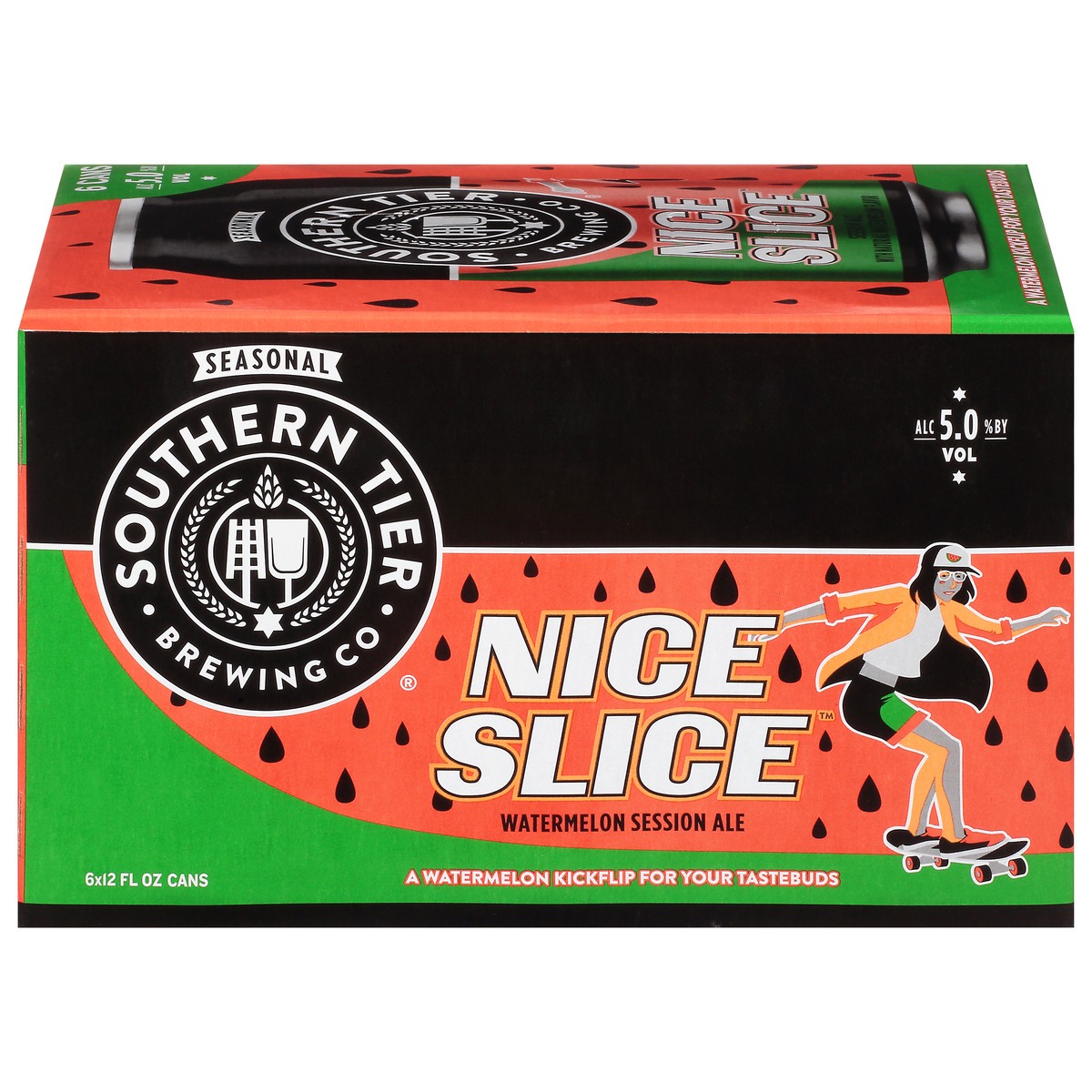 slide 1 of 11, Southern Tier Brewing Co. Seasonal Watermelon Session ALE Nice Slice Beer 6 ea, 6 ct; 12 oz