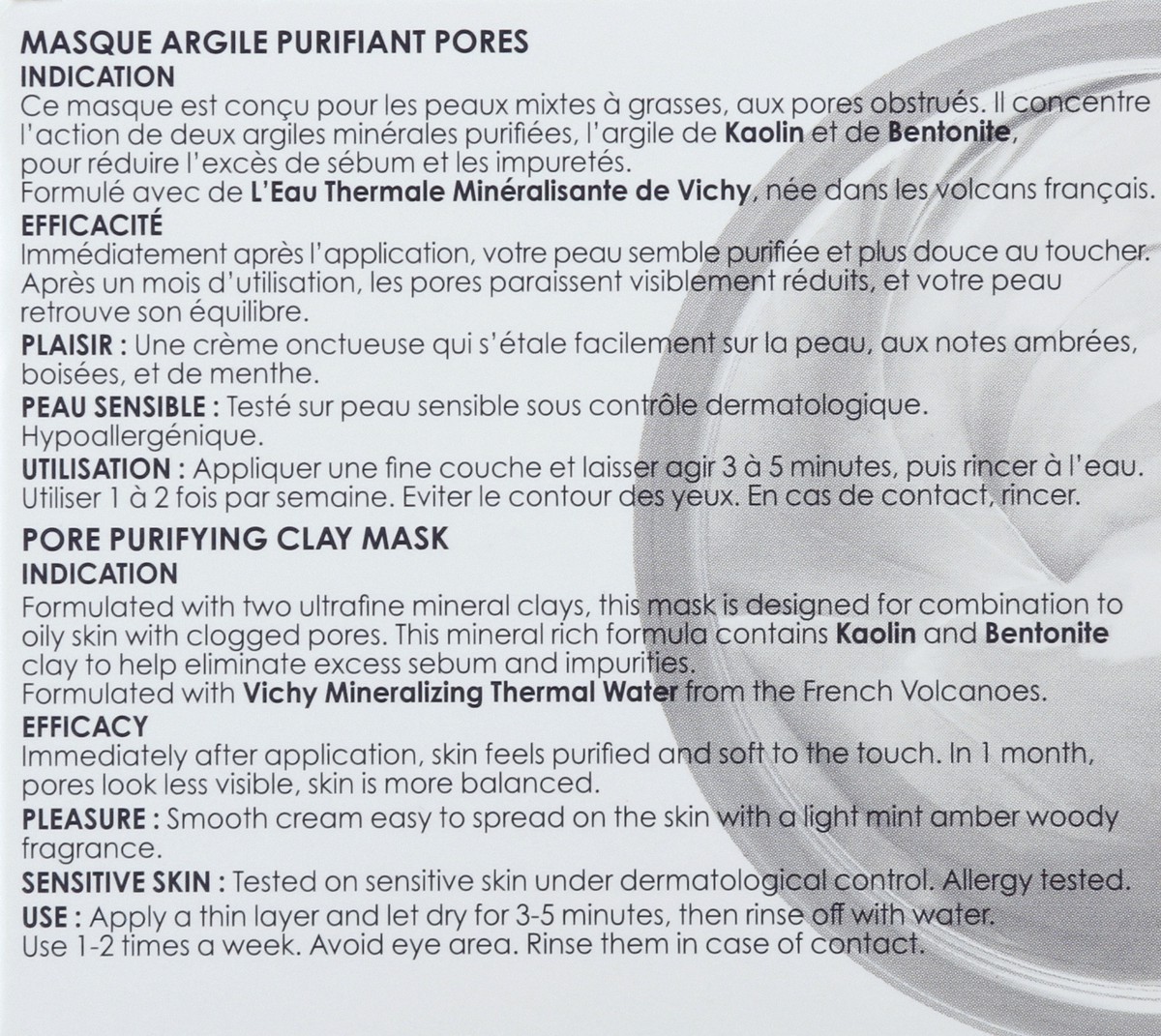 slide 7 of 7, Vichy Clay Mask 75 ml, 2.5 oz