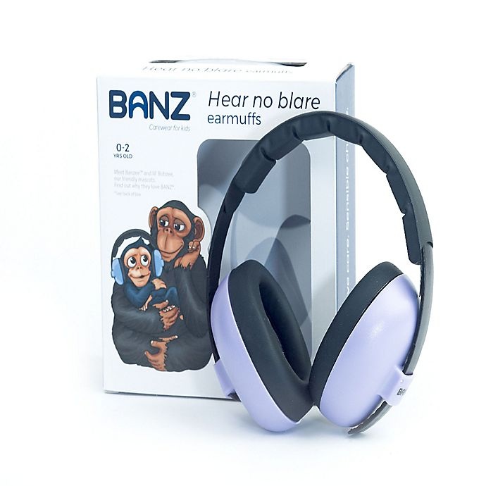 slide 3 of 4, Baby Banz Infant Hearing Protection Earmuffs - Purple, 1 ct