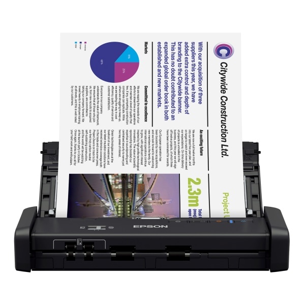 slide 1 of 10, Epson Workforce Es-200 Portable Duplex Document Scanner With Adf, 1 ct