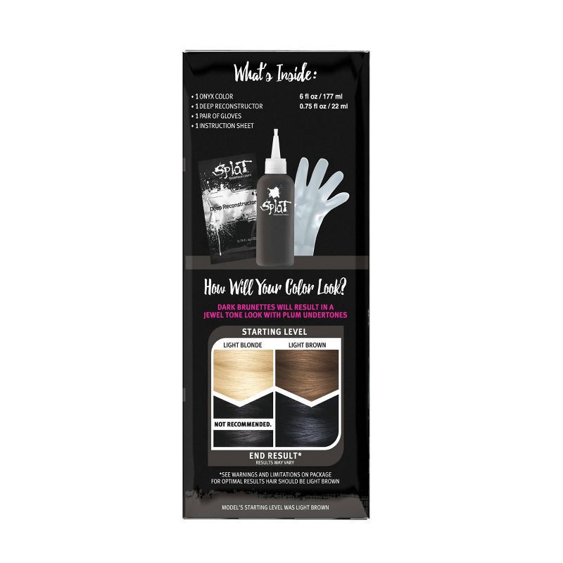 slide 2 of 5, Splat Midnight Hair Color - Onyx - 6 fl oz, 6 fl oz