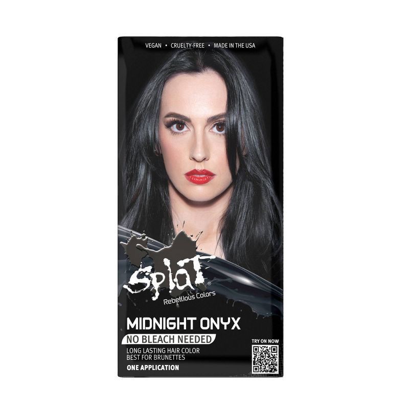 slide 1 of 5, Splat Midnight Hair Color - Onyx - 6 fl oz, 6 fl oz