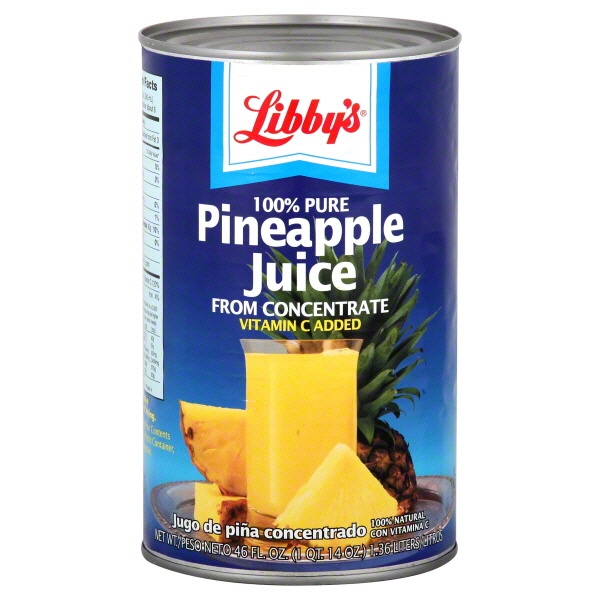 slide 1 of 1, Libby's 100% Pineapple Juice - 46 oz, 46 oz