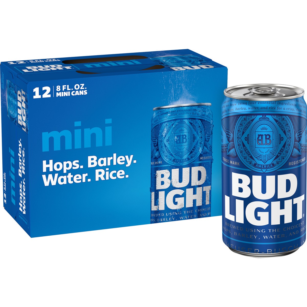 slide 1 of 5, Bud Light Beer, 12 ct; 8 fl oz