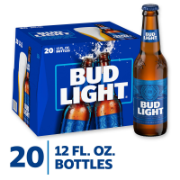 slide 14 of 19, Bud Light Beer  20 pk / 12 fl oz Bottles, 20 ct; 12 fl oz