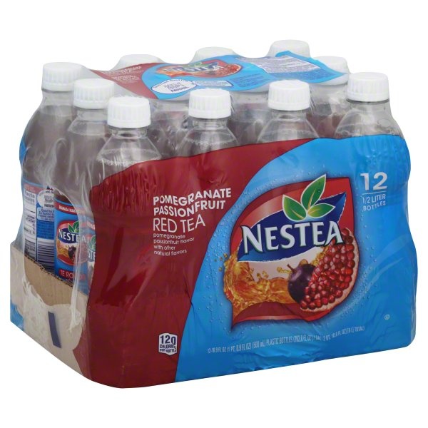 slide 1 of 1, Nestea Pomegranate Passionfruit Red Tea, 16.9 oz