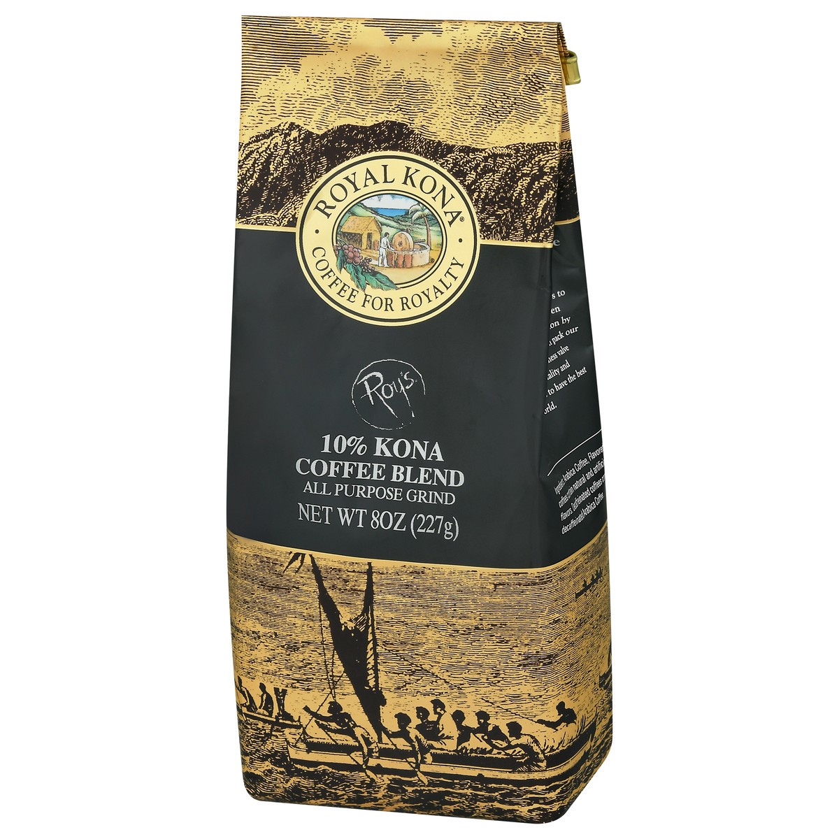 slide 5 of 13, Royal Kona 10% Kona All Purpose Grind Coffee Blend 8 oz, 8 oz