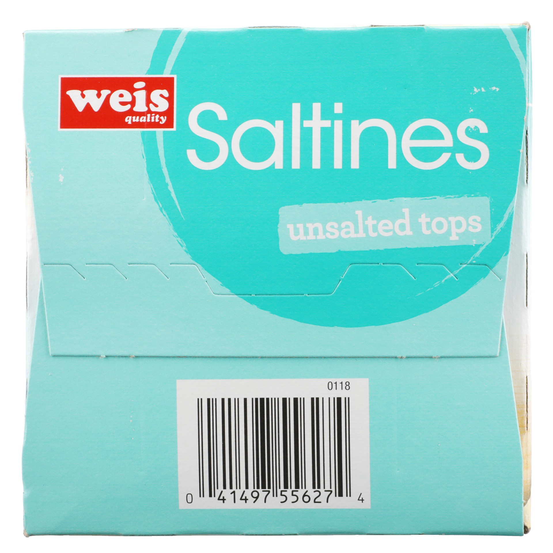 slide 2 of 6, Weis Quality Unsalted Saltines Cracker, 16 oz