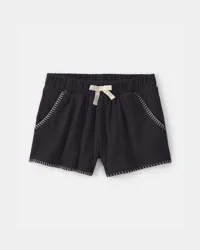 Carters Toddler Girl Crinkle Shorts - Black Black 3T