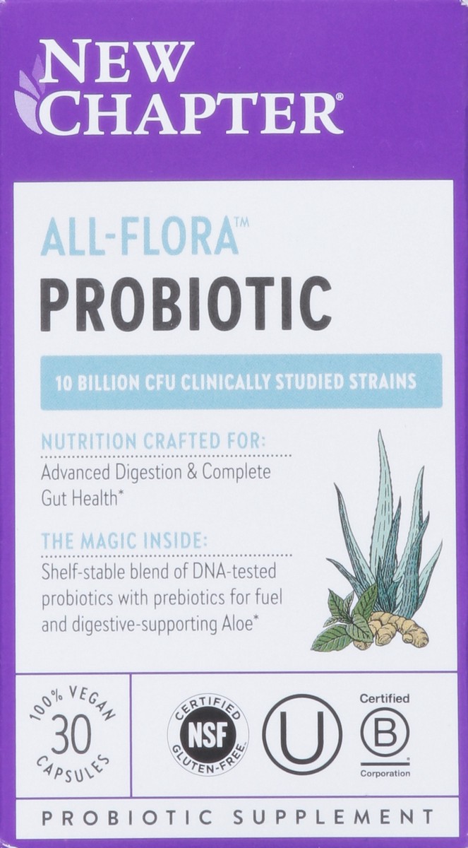 slide 6 of 9, New Chapter Probiotic All Flora, 30 ct