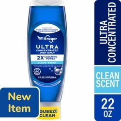 Kroger® Ultra Concentrated Liquid Dish Soap Clean Scent
