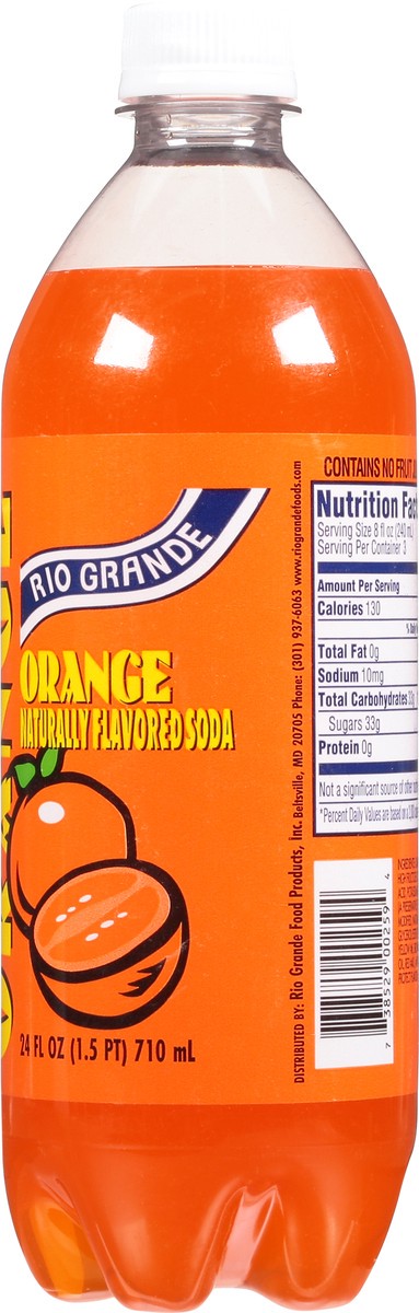 slide 11 of 11, Rio Grande Orange Soda 24 fl oz, 