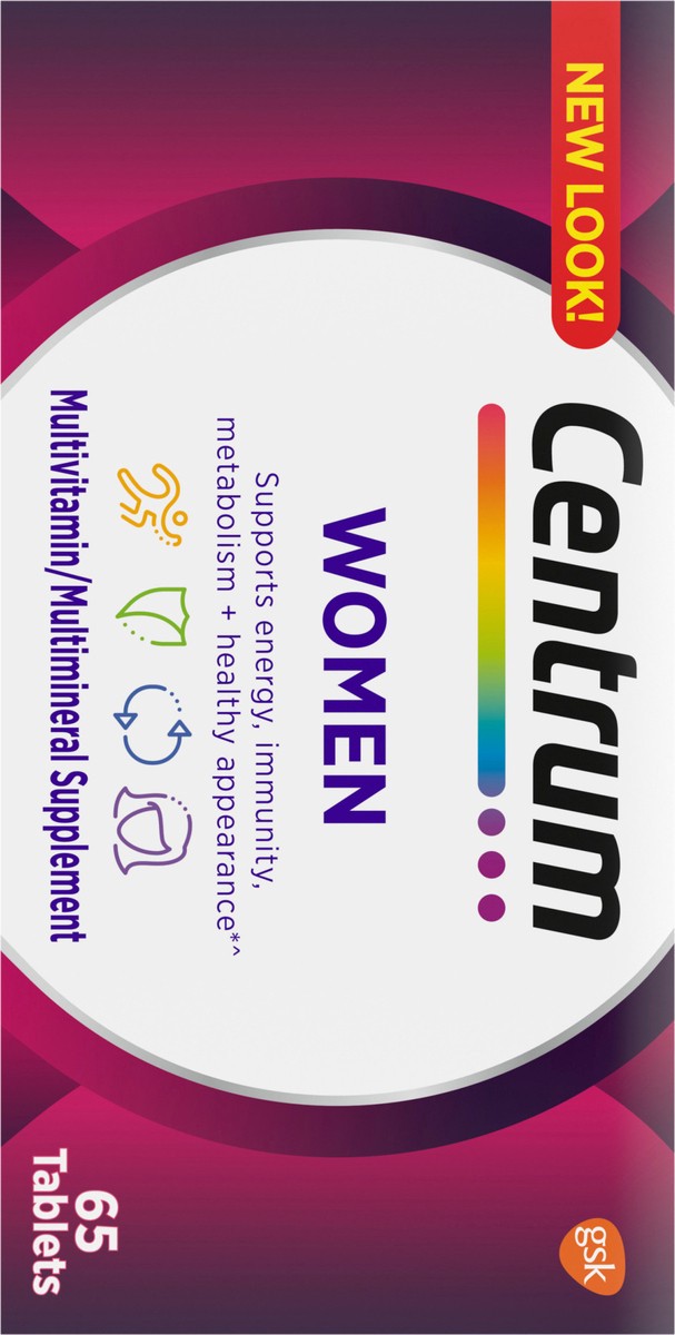 slide 3 of 14, Centrum Dual Woman, 65 ct