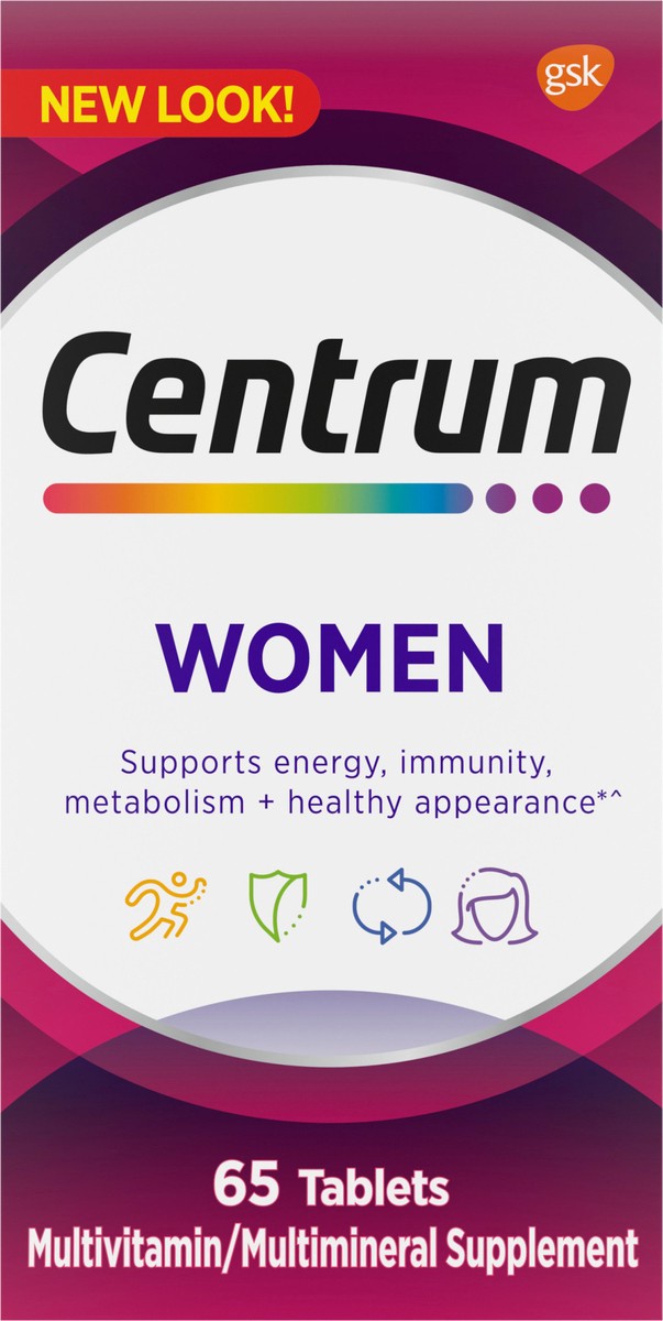 slide 5 of 14, Centrum Dual Woman, 65 ct