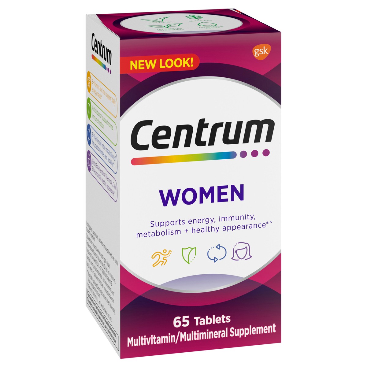 slide 10 of 14, Centrum Dual Woman, 65 ct