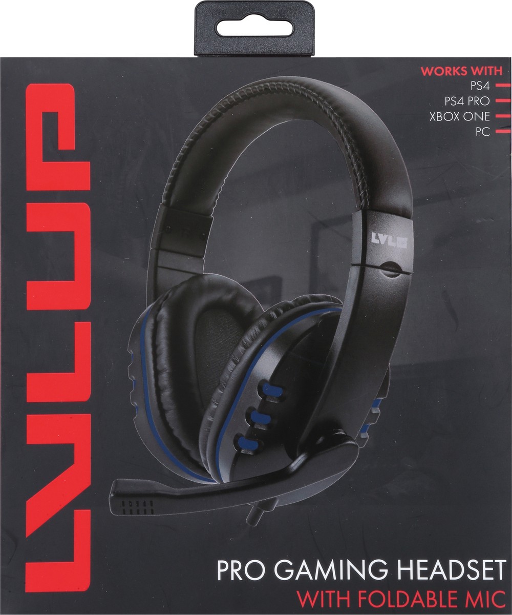 slide 10 of 11, LVL Up Pro Gaming Headset with Foldable Mic 1 ea, 1 ct