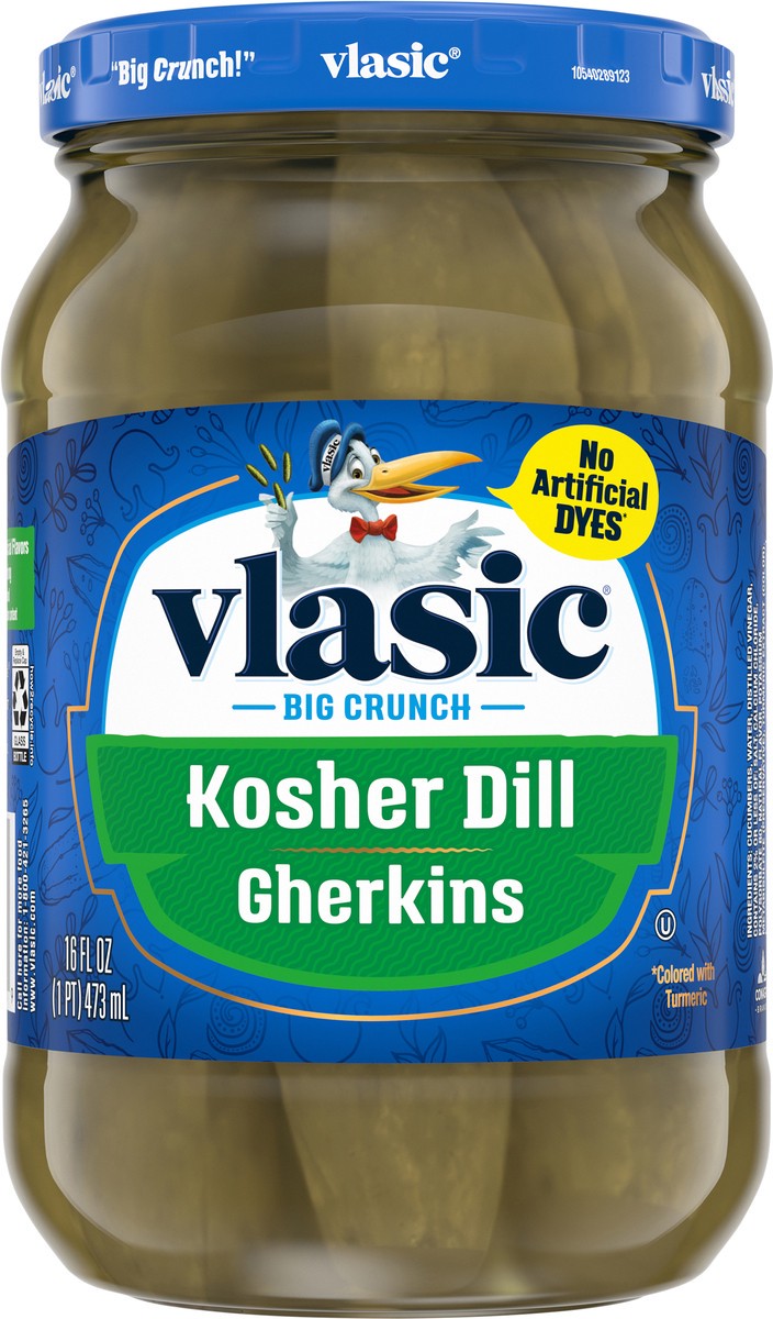 slide 2 of 9, Vlasic Kosher Dill Gherkins Pickles, Keto Friendly, 16 fl. oz., 16 fl oz