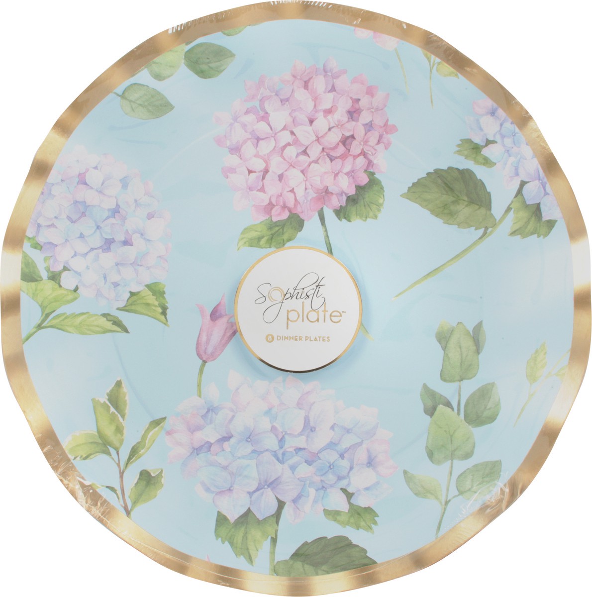 slide 12 of 12, Sophistiplate Wavy Dinner Plate Hydrangeas, 1 ct