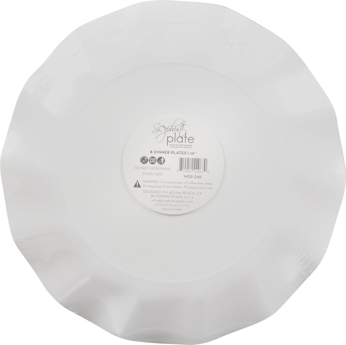 slide 5 of 12, Sophistiplate Wavy Dinner Plate Hydrangeas, 1 ct