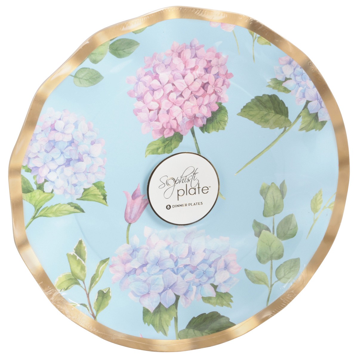 slide 6 of 12, Sophistiplate Wavy Dinner Plate Hydrangeas, 1 ct