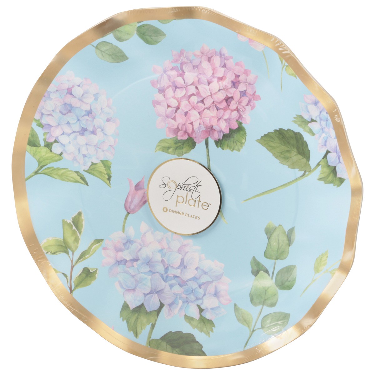 slide 7 of 12, Sophistiplate Wavy Dinner Plate Hydrangeas, 1 ct