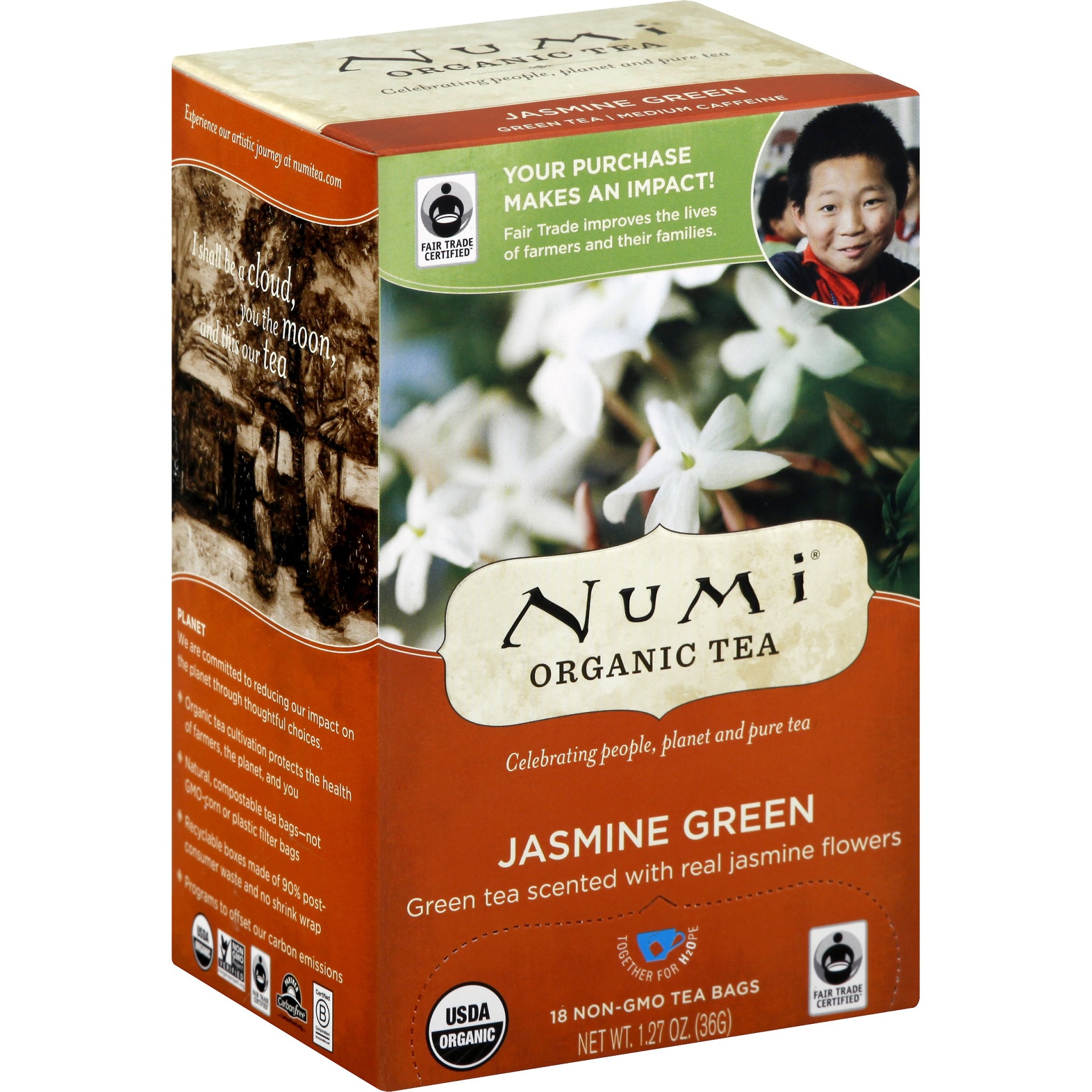 Numi Organic Jasmine Green Tea 18 Ct | Shipt