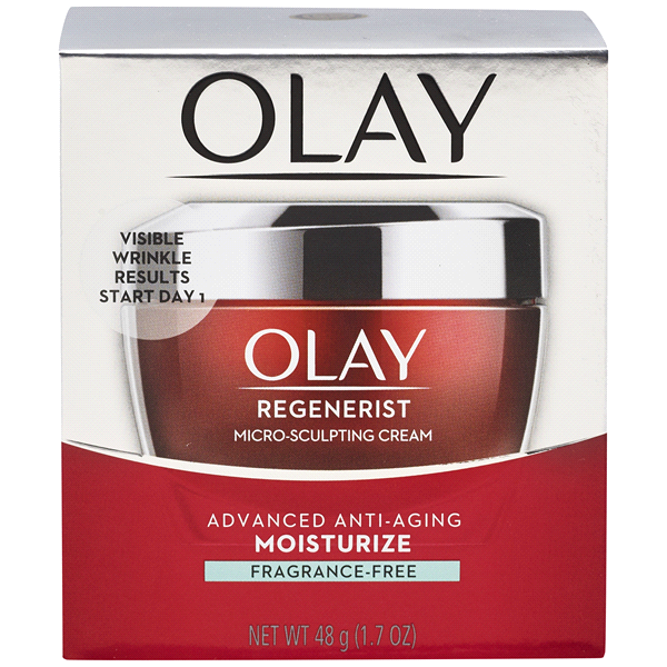 slide 1 of 1, Olay Regenerist Fragrance-Free Micro-Sculpting Cream, 1.7 oz