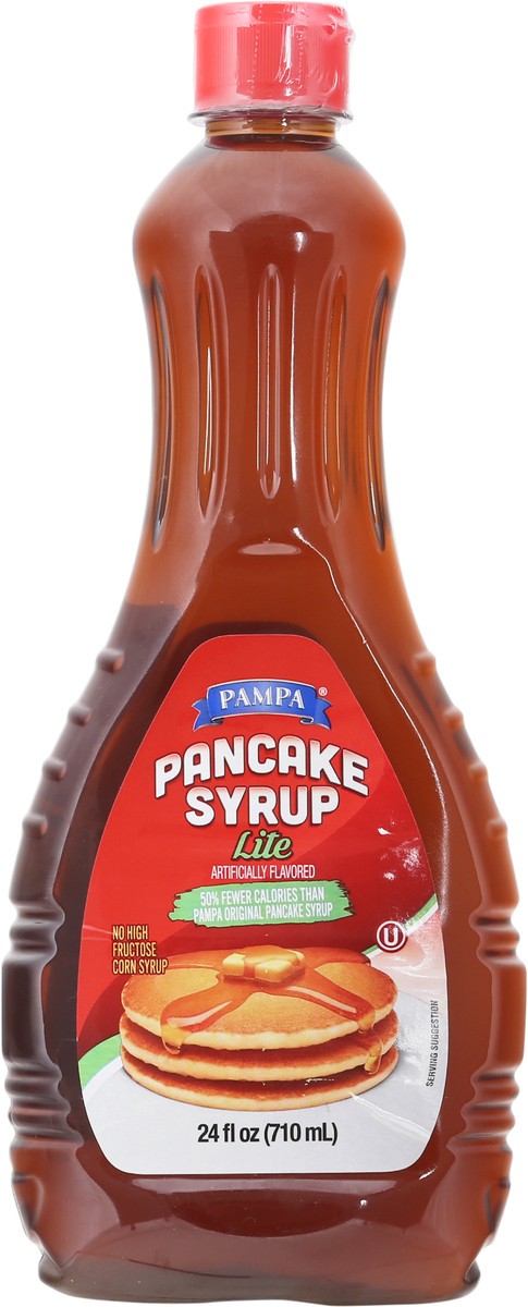 slide 7 of 14, Pampa Lite Pancake Syrup 24 fl oz, 24 fl oz