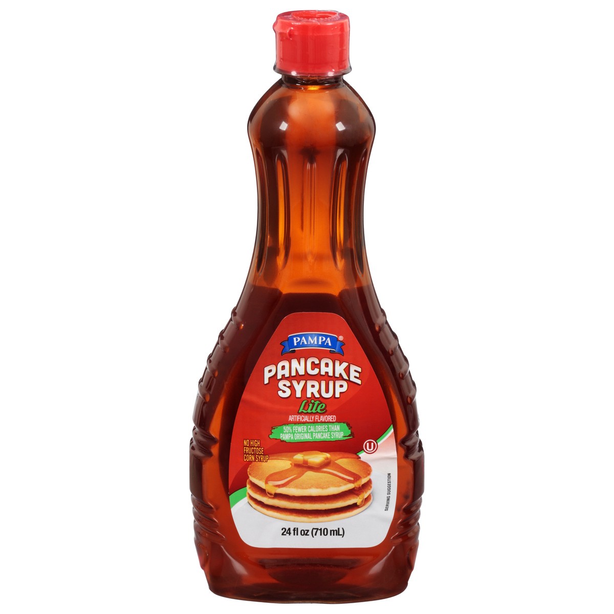 slide 1 of 14, Pampa Lite Pancake Syrup 24 fl oz, 24 fl oz