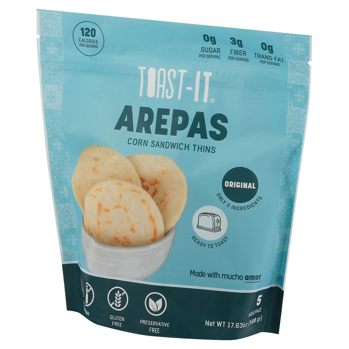 slide 8 of 12, Toast-It Original Arepas 5 ea, 5 ct