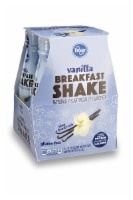 slide 1 of 1, Kroger Vanilla Breakfast Shakes, 4 ct/11 fl oz