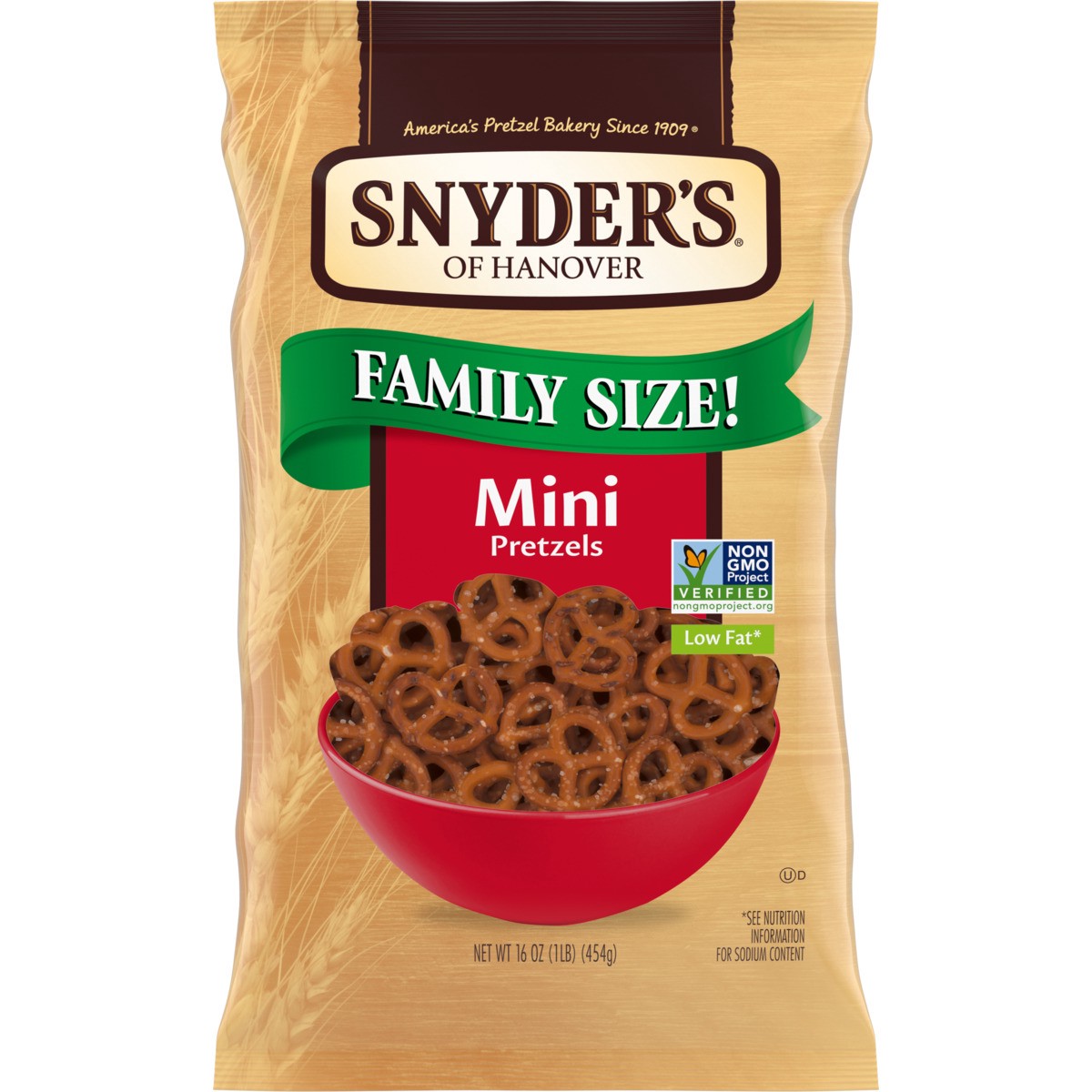 slide 1 of 5, Snyder's of Hanover Mini Pretzels, 16.000 oz