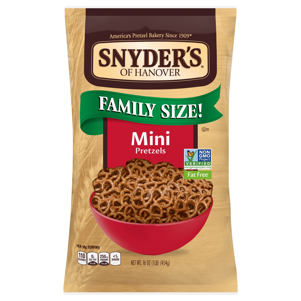 slide 1 of 7, Snyder's of Hanover Snyder's Pounder Mini Pretzels, 16 oz
