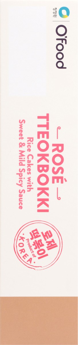 slide 4 of 13, O'Food Rose TTeokbokki 9.1 oz, 9.1 oz