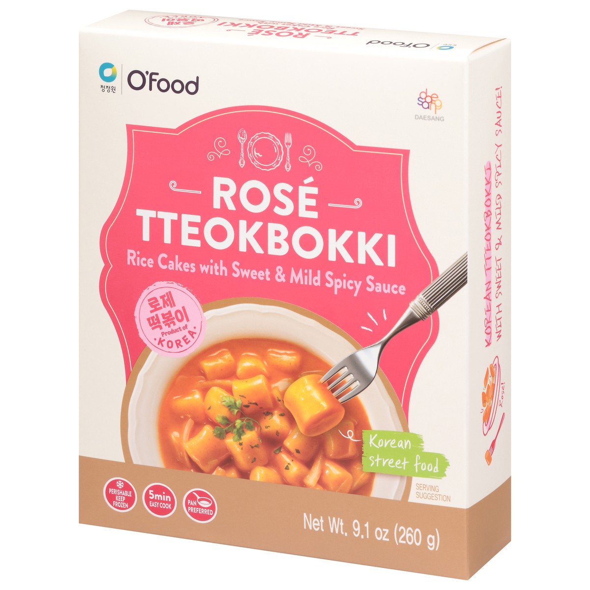 slide 11 of 13, O'Food Rose TTeokbokki 9.1 oz, 9.1 oz