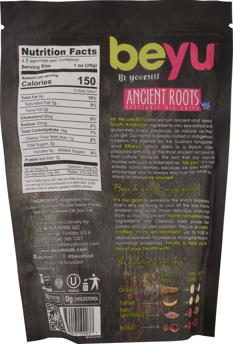 slide 3 of 14, Beyu Ancient Root Vegetable Snack, 4.5 oz