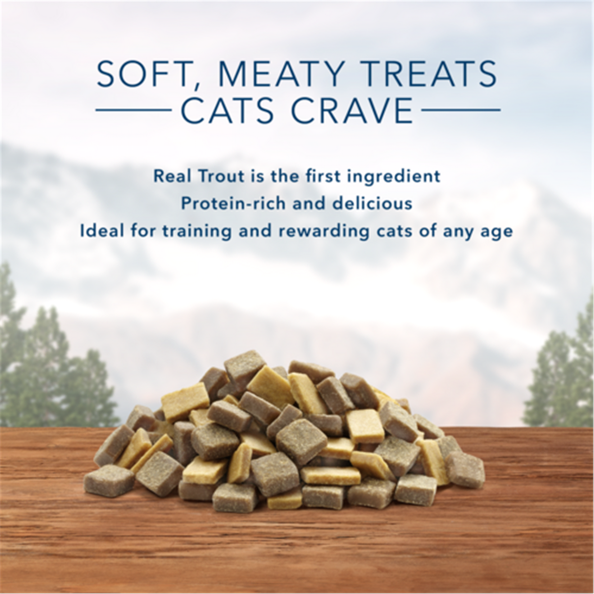 slide 13 of 17, Blue Buffalo Wilderness Grain Free Soft-Moist Cat Treats, Chicken & Trout, 2 oz