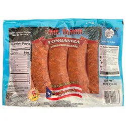 Mr. Tango Longaniza Cured Pork Sausage