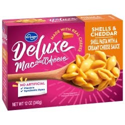 Kroger Deluxe Shells And Cheddar