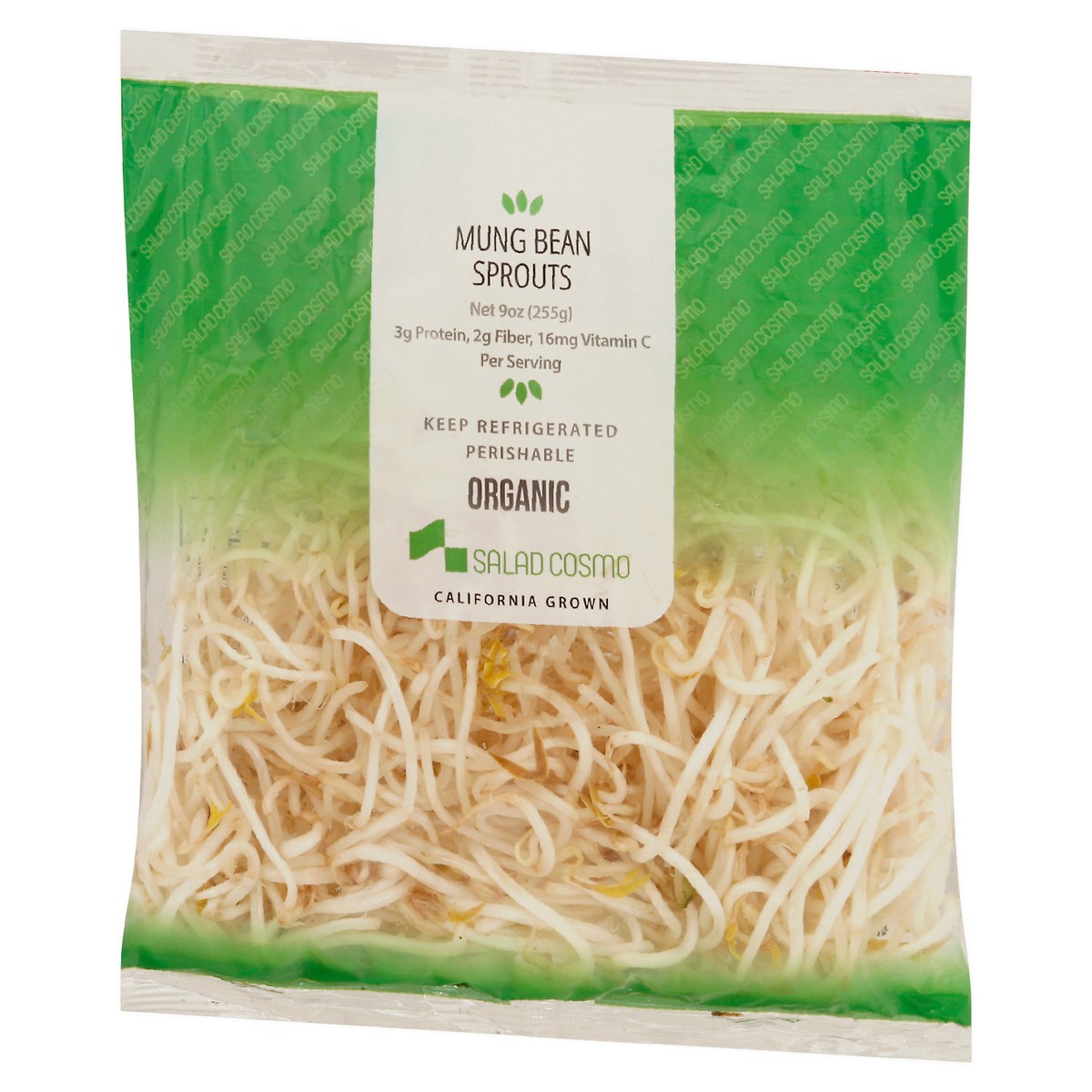 slide 2 of 14, Salad Cosmo Organic Mung Bean Sprouts 9 oz, 9 oz