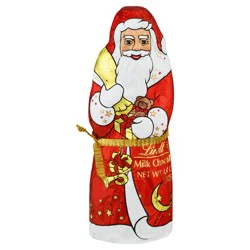 Lindt Santa Milk Chocolate, Christmas Chocolate Santa, 4.4 oz.
