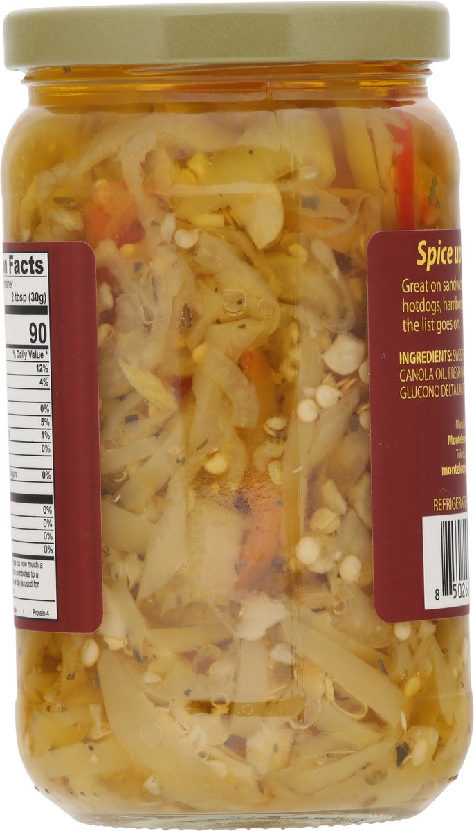 slide 4 of 15, Monteleone Mild Italian Peppers in Oil with Garlic and Herbs 15 oz, 15 oz