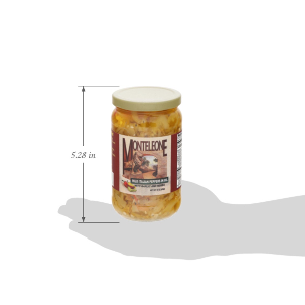 slide 8 of 15, Monteleone Mild Italian Peppers in Oil with Garlic and Herbs 15 oz, 15 oz