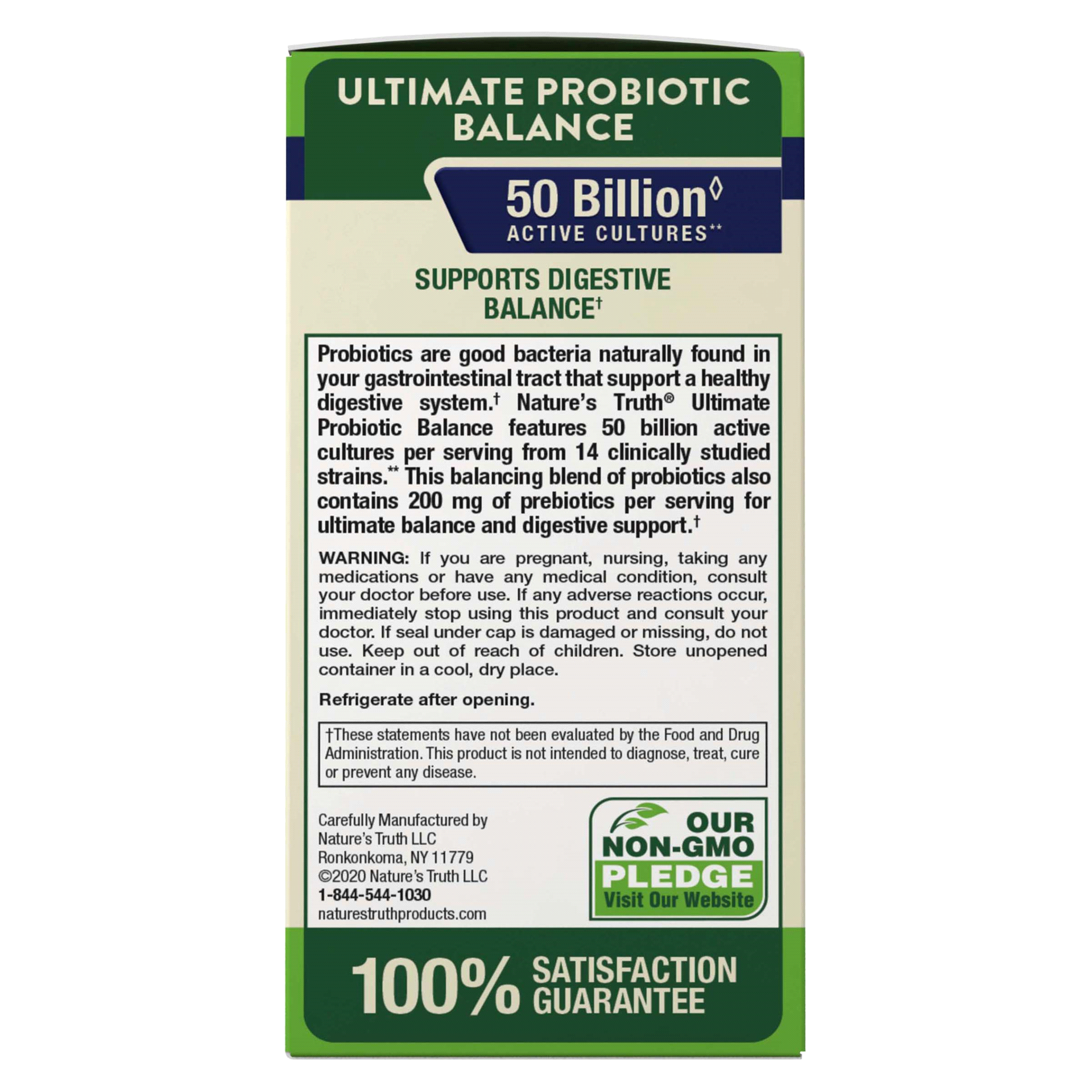 slide 19 of 21, Nature's Truth Ultimate Capsules Probiotic Balance 60 ea, 60 ct