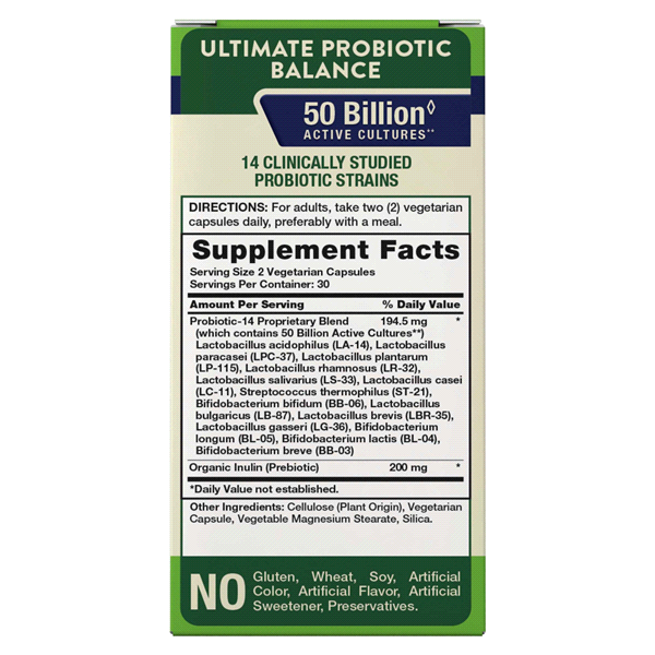 slide 3 of 21, Nature's Truth Ultimate Capsules Probiotic Balance 60 ea, 60 ct