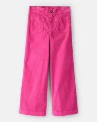 Carter's Girls Corduroy Wide-Leg Pants - Pink Fuchsia, Size 10