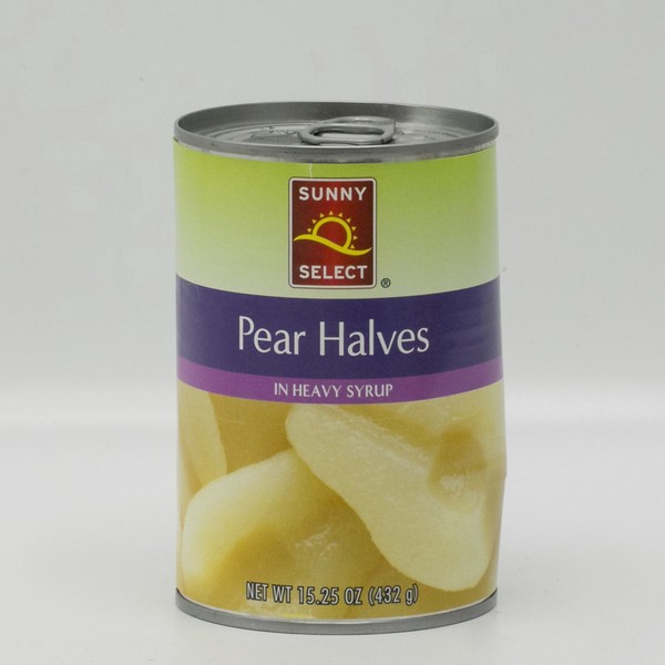 slide 1 of 1, Sunny Select Pear Halves in Heavy Syrup 15.25 oz, 15.25 oz